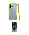 ieg™ iPhone 14 Pro Max Kılıf Atlas Asil Serisi - Siyah 360 Mat Full Body Arka Koruyucu