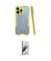 ieg™ iPhone 14 Pro Max Kılıf Atlas Asil Serisi - Siyah Bilvis 3D Mat Cam Ekran Koruyucu