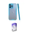 ieg™ iPhone 14 Pro Max Kılıf Atlas Asil Serisi - Siyah Bilvis 5in1 3D Magic Cam Ekran Koruyucu