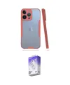 ieg™ iPhone 14 Pro Max Kılıf Atlas Asil Serisi - Siyah Bilvis 5in1 3D Magic Cam Ekran Koruyucu