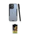 ieg™ iPhone 14 Pro Max Kılıf Atlas Asil Serisi - Siyah Buffer Cam Ekran Koruyucu