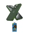 ieg™ iPhone 14 Pro Max Kılıf Atlas Form - Siyah 18D Cam Ekran Koruyucu