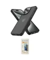 ieg™ iPhone 14 Pro Max Kılıf Atlas Form - Siyah 6D Mat Seramik Hayalet Nano Ekran Koruyucu