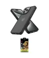 ieg™ iPhone 14 Pro Max Kılıf Atlas Form - Siyah Buffer Cam Ekran Koruyucu