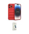 ieg™ iPhone 14 Pro Max Kılıf Atlas Koleksiyonu - Şeffaf Pasifik Cam Ekran Koruyucu
