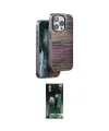 ieg™ iPhone 14 Pro Max Kılıf Atlas Minimal Özel Seri - Şeffaf 360 Full Body Arka Koruyucu