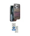 ieg™ iPhone 14 Pro Max Kılıf Atlas Minimal Özel Seri - Şeffaf Royal Nano Ekran Koruyucu