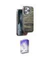 ieg™ iPhone 14 Pro Max Kılıf Atlas Minimal Özel Seri - Siyah Bilvis 5in1 3D Magic Cam Ekran Koruyucu