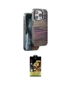 ieg™ iPhone 14 Pro Max Kılıf Atlas Minimal Özel Seri - Siyah Buffer Cam Ekran Koruyucu