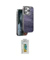 ieg™ iPhone 14 Pro Max Kılıf Atlas Minimal Özel Seri - Siyah Polymer Nano Ekran Koruyucu