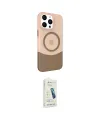 ieg™ iPhone 14 Pro Max Kılıf Çekirdek Asil Özel Seri - Şeffaf Pasifik Cam Ekran Koruyucu
