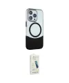 ieg™ iPhone 14 Pro Max Kılıf Çekirdek Asil Özel Seri - Şeffaf Pasifik Cam Ekran Koruyucu