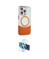 ieg™ iPhone 14 Pro Max Kılıf Çekirdek Asil Özel Seri - Siyah 3D Antistatik Cam Ekran Koruyucu