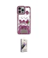 ieg™ iPhone 14 Pro Max Kılıf Çekirdek Asil - Siyah Bilvis 3D Mat Cam Ekran Koruyucu