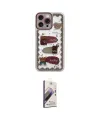 ieg™ iPhone 14 Pro Max Kılıf Çekirdek Asil - Siyah Bilvis 3D Mat Cam Ekran Koruyucu