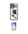 ieg™ iPhone 14 Pro Max Kılıf Çekirdek Asil - Siyah Bilvis 5in1 3D Magic Cam Ekran Koruyucu