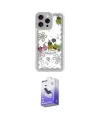 ieg™ iPhone 14 Pro Max Kılıf Çekirdek Asil - Siyah Bilvis 5in1 5D Magic Hayalet Cam Ekran Koruyucu