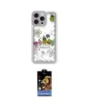 ieg™ iPhone 14 Pro Max Kılıf Çekirdek Asil - Siyah Buffer Hayalet Cam Ekran Koruyucu