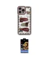ieg™ iPhone 14 Pro Max Kılıf Çekirdek Asil - Siyah Buffer Hayalet Cam Ekran Koruyucu