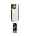ieg™ iPhone 14 Pro Max Kılıf Çekirdek Klasik Serisi - Şeffaf 360 Full Body Arka Koruyucu