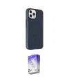 ieg™ iPhone 14 Pro Max Kılıf Çekirdek Modern Prime - Siyah Bilvis 5in1 3D Magic Cam Ekran Koruyucu