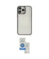 ieg™ iPhone 14 Pro Max Kılıf Doruk Doku Prime - Şeffaf Royal Nano Ekran Koruyucu