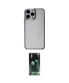 ieg™ iPhone 14 Pro Max Kılıf Doruk Doku Prime - Siyah 360 Mat Full Body Arka Koruyucu