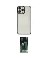 ieg™ iPhone 14 Pro Max Kılıf Doruk Doku Prime - Siyah 360 Mat Full Body Arka Koruyucu