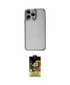 ieg™ iPhone 14 Pro Max Kılıf Doruk Doku Prime - Siyah Buffer Cam Ekran Koruyucu