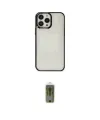 ieg™ iPhone 14 Pro Max Kılıf Doruk Doku Prime - Siyah Joko Magic 5D Hayalet Cam