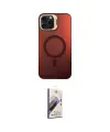 ieg™ iPhone 14 Pro Max Kılıf Doruk Klasik Prime - Siyah Bilvis 3D Mat Cam Ekran Koruyucu