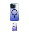 ieg™ iPhone 14 Pro Max Kılıf Doruk Klasik Prime - Siyah Bilvis 5in1 5D Magic Hayalet Cam Ekran Koruyucu