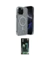ieg™ iPhone 14 Pro Max Kılıf Eksen Çizgi - Şeffaf 360 Full Body Arka Koruyucu