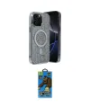 ieg™ iPhone 14 Pro Max Kılıf Eksen Çizgi - Siyah 18D Cam Ekran Koruyucu