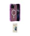 ieg™ iPhone 14 Pro Max Kılıf Eksen Çizgi - Siyah 6D Mat Seramik Hayalet Nano Ekran Koruyucu