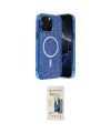 ieg™ iPhone 14 Pro Max Kılıf Eksen Çizgi - Siyah 6D Mat Seramik Hayalet Nano Ekran Koruyucu