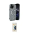 ieg™ iPhone 14 Pro Max Kılıf Eksen Çizgi - Siyah 6D Mat Seramik Hayalet Nano Ekran Koruyucu