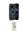 ieg™ iPhone 14 Pro Max Kılıf Eksen Çizgi - Siyah Mat Seramik Nano Ekran Koruyucu
