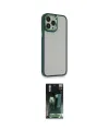 ieg™ iPhone 14 Pro Max Kılıf Eksen Doku Prime - Şeffaf 360 Full Body Arka Koruyucu