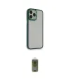 ieg™ iPhone 14 Pro Max Kılıf Eksen Doku Prime - Siyah Joko Magic 5D Hayalet Cam