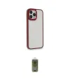 ieg™ iPhone 14 Pro Max Kılıf Eksen Doku Prime - Siyah Joko Magic 5D Hayalet Cam