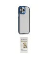 ieg™ iPhone 14 Pro Max Kılıf Eksen Doku Prime - Siyah Mat Seramik Nano Ekran Koruyucu