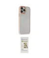 ieg™ iPhone 14 Pro Max Kılıf Eksen Doku Prime - Siyah Mat Seramik Nano Ekran Koruyucu