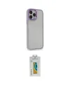 ieg™ iPhone 14 Pro Max Kılıf Eksen Doku Prime - Siyah Polymer Nano Ekran Koruyucu