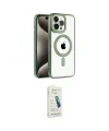ieg™ iPhone 14 Pro Max Kılıf Eksen Form Koleksiyonu - Şeffaf Pasifik Cam Ekran Koruyucu