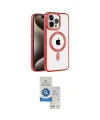 ieg™ iPhone 14 Pro Max Kılıf Eksen Form Koleksiyonu - Şeffaf Royal Nano Ekran Koruyucu