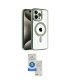 ieg™ iPhone 14 Pro Max Kılıf Eksen Form Koleksiyonu - Şeffaf Royal Nano Ekran Koruyucu