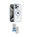 ieg™ iPhone 14 Pro Max Kılıf Eksen Form Koleksiyonu - Şeffaf Royal Nano Ekran Koruyucu