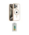 ieg™ iPhone 14 Pro Max Kılıf Eksen Form Koleksiyonu - Siyah Polymer Nano Ekran Koruyucu