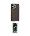 ieg™ iPhone 14 Pro Max Kılıf Eksen Işık - Şeffaf 360 Full Body Arka Koruyucu